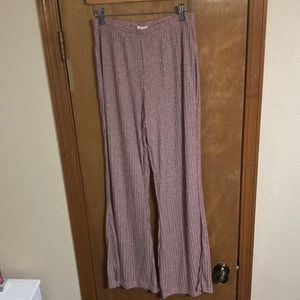 Dusty Pink Stretchy Flair Pants